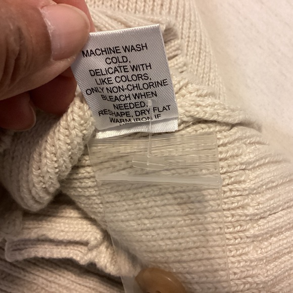 NWT PacSun Tan Knit Cropped Vest with Red PS Heart Embroidery SZ MED $40 - Picture 10 of 10